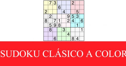 SUDOKU CLÁSICO A COLOR